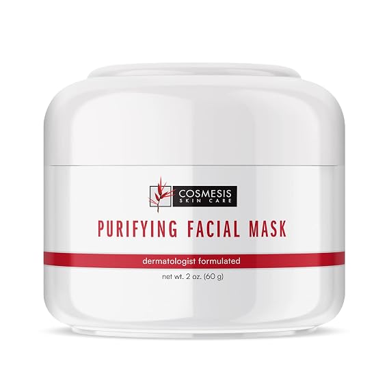 Purifying Facial Mask with Zinc, Sulfur and Camphor, 2 oz, Cosmesis