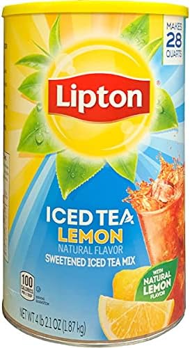 Lipton Iced Tea Mix, Lemon Flavor, 4.0 lbs 1.87 kg