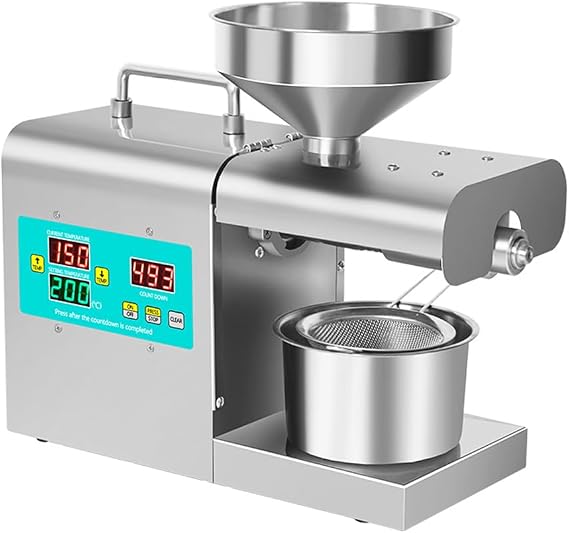 Irfora RG-312 Intelligent Stainless Steel Oil Presser Household Automatic Pressing Machine No-Fry Material Oil Extraction Device Digital Display with Temperature Adjustable Function