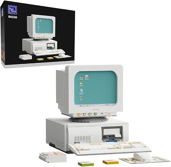 PAN TASY Retro TV Building Set for Adults