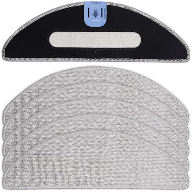 6 Packs i5 Replacement Mop Cloth Compatible with irobot Roomba Combo i5  i5  j5  j5 Robot Vacuum Cleaner,Washable and Reusable Mop Pads