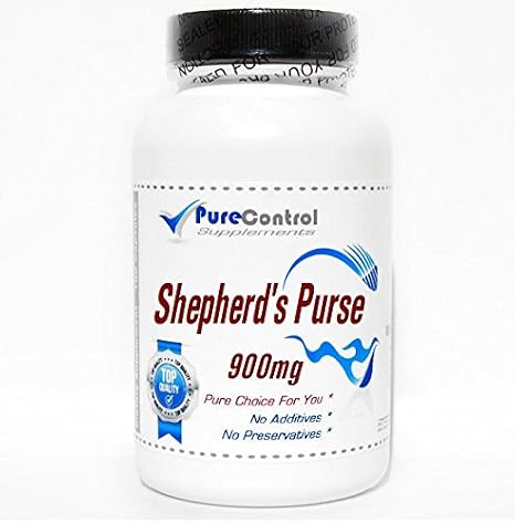 Shepherd's Purse 900mg // 90 Capsules // Pure // by PureControl Supplements