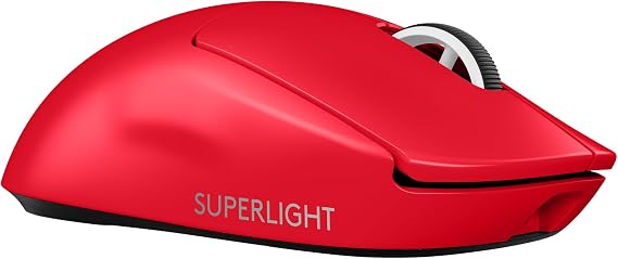 Logitech G PRO X SUPERLIGHT 2 SE mouse gaming wireless | mouse Pro-Grade 60 g, 5 pulsanti programmabili, sensore 44.000 DPI,gt;888 IPS, 1 kHz, USB-C, PC/Mac - Rosso