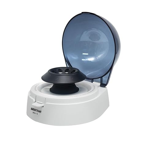 7000 RPM Microcentrifuge,Lab Benchtop Centrifuge.Mini Centrifuge Machine with Low Noise,2 Rotors for 0.2/0.5/1.5/2ml Centrifuge Tubes and PCR Strips