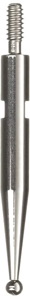 TESA Brown & Sharpe 74.107901 Steel Ball Tip Measuring Insert for Interapid 312 Dial Test Indicators, 0.06" Graduation, 0.06" Stem Diameter, 0.650" Length