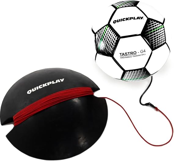 QUICKPLAY Replay Soccer Ball Trainer for Solo Practice & Passing