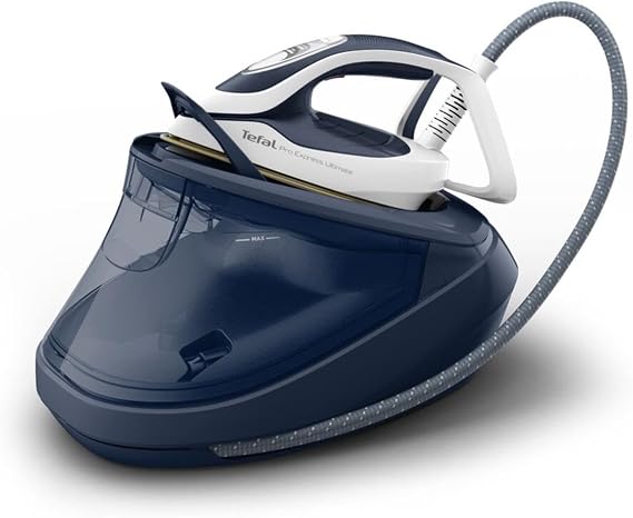 Tefal GV9720 Pro Express Ultimate II 170 gr Sürekli ve 590 gr Şok Buharlı 3000 Watt Buhar Kazanlı Ütü