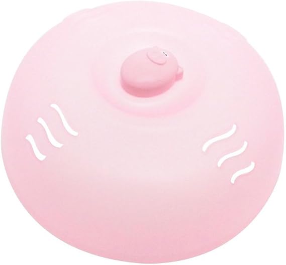 Joie Oink Pig Plastic Splatter-Proof Microwave Plate Cover, Pink