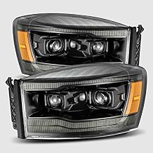 AlphaRex (PRO-Series) 2006-2008 Dodge Ram Projector Headlights - Alpha-Black
