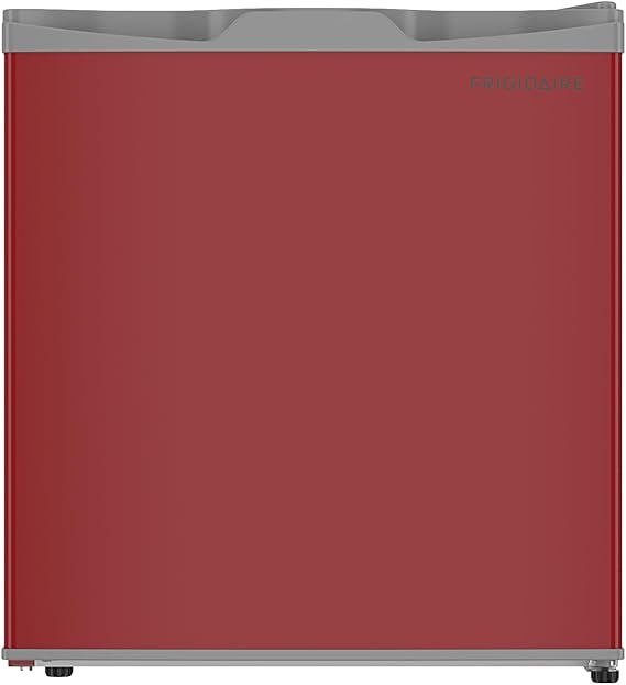 Frigidaire EFR115-RED 1.6 Cu Ft Compact Fridge for Office, Dorm Room, Mancave or RV, Red