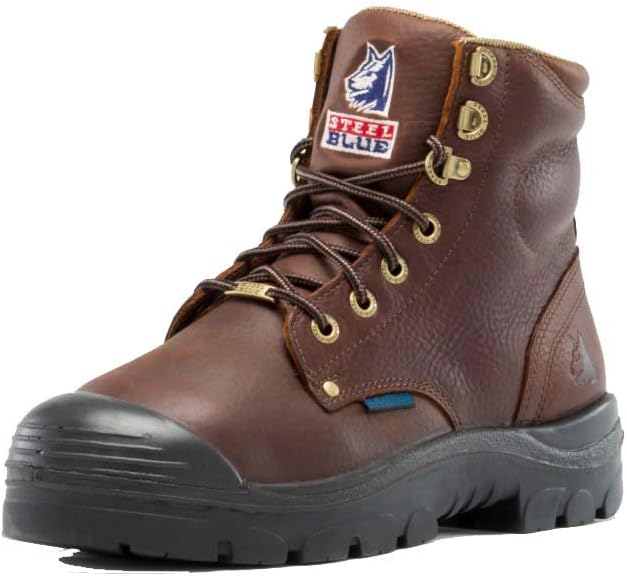 STEEL BLUE 100% COMFORT Argyle Zip Men's 6" Met PR Bump Cap Boot