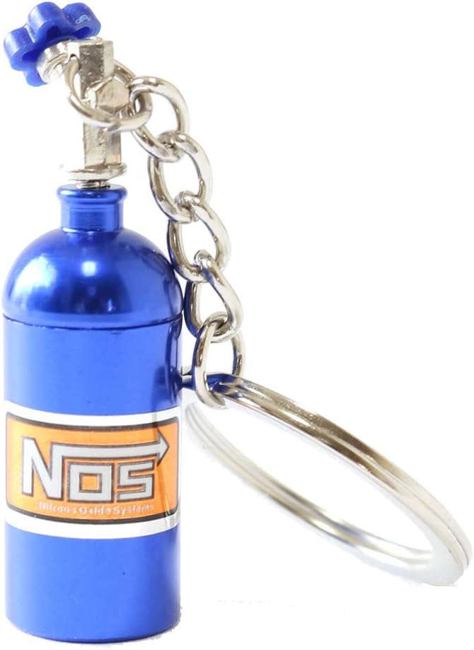 INEOUT Nos Fast and Furious Whisper Cylinder Nitro Miniature American Car Key Chain