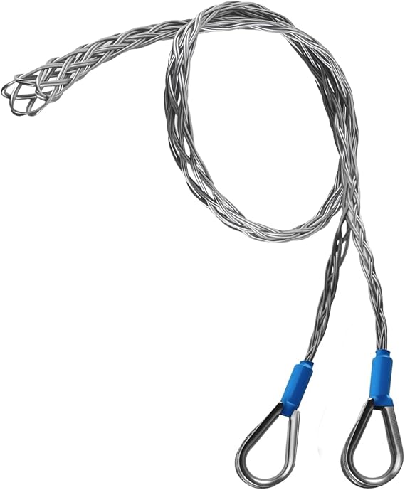 Wire and Cable Mesh Pulling Grip Double Head, Diameter 25-37mm 0.98"-1.45"