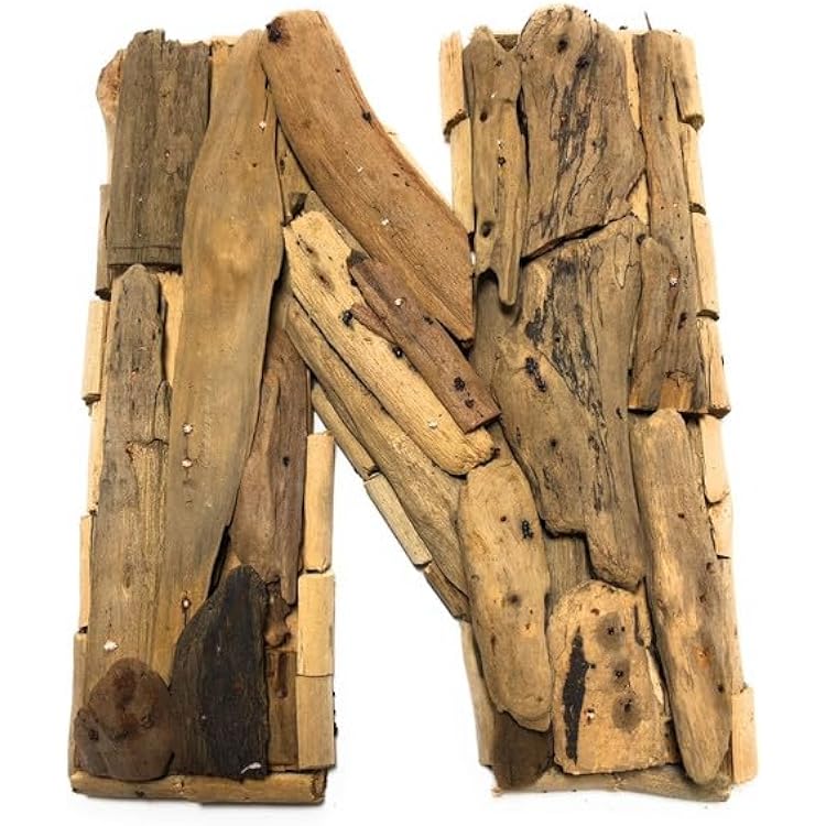 Tikimaster N Driftwood Letter 10 Home Decor - Rustic Accents | #lis31001n
