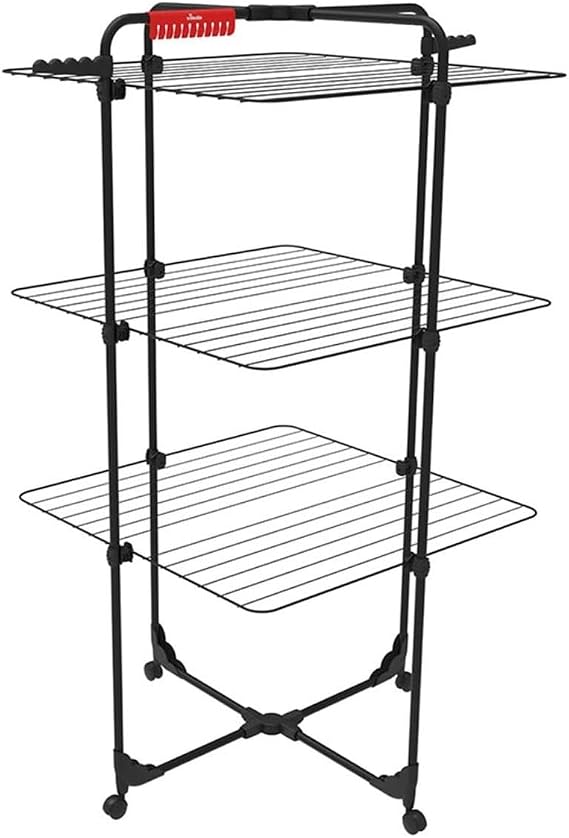 Vileda Mixer 3 Ultimate Tower Clothes Airer, Drying Rack, Clothes Hanger, 174077