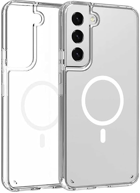 Coverzone Samsung Galaxy S21 Fe İle Uyumlu Kılıf Şeffaf, Wireless Magsafe ile uyumlu Silikon Kapak Samsung Galaxy S21 Fe ile uyumlu Kılıf, Şeffaf
