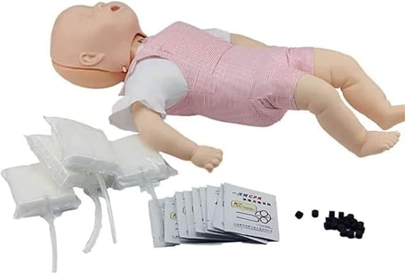 Infant CPR Manikin, Training, First Aid Model, Cardiopulmonary Resuscitation Simulator Dummy for Teaching