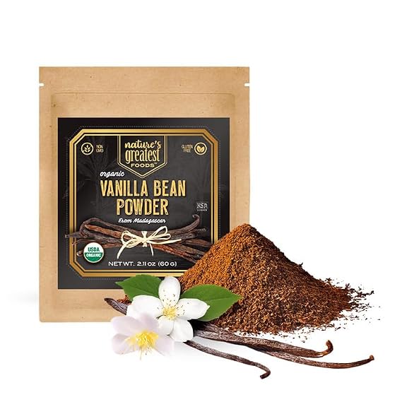 Nature's Greatest Foods Organic Madagascar Vanilla Bean Powder, 2.11oz