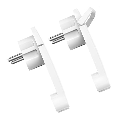 Flat Connector 250 V 16 A IP20 Angled Plug Connector Pack of 2