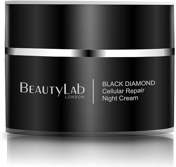BEAUTYLAB Black Diamond Cellular Repair Night Cream | Luxurious Anti-Aging Face Moisturiser for Women | Supports Collagen, Reduces Wrinkles, Evens Skin Tone | Deep Nourishing Night Cream | 50ml