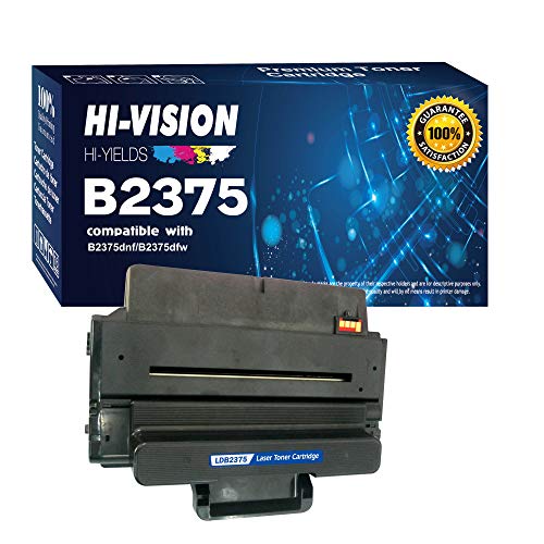 HI-VISION HI-YIELDS Compatible B2375 593-BBBJ 8PTH4 1 Pack Black [10,000 Pages] Toner Cartridge Replacement for B2375dnf B2375dfw Multifunction Printers