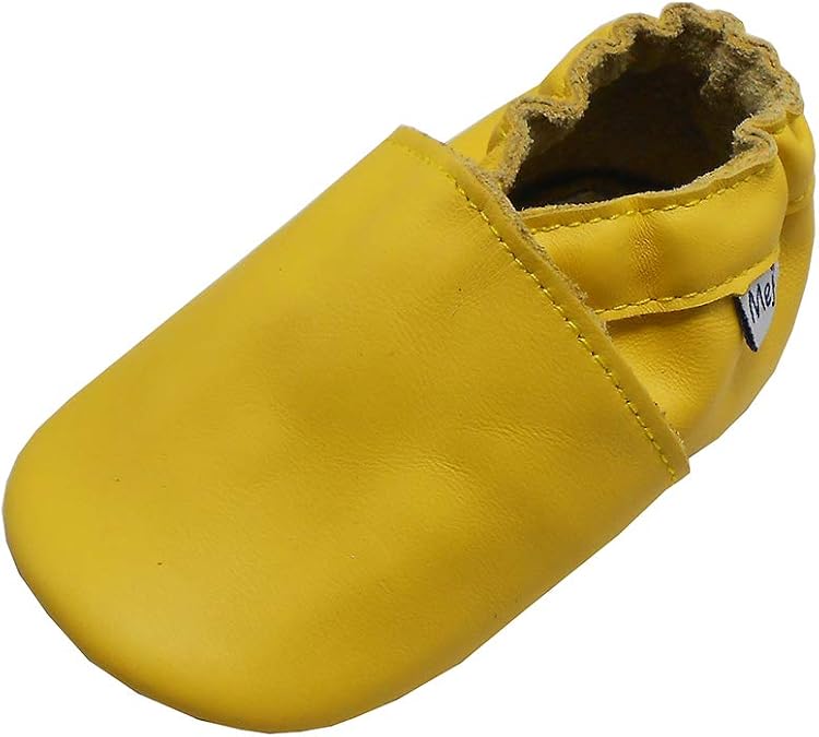 Mejale Baby Leather Shoes Infant Toddler Soft Sole Moccasins Shoes Boys Girls Pre-Walkers