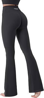 YEOREO Womens Baverly Workout Flare Leggings