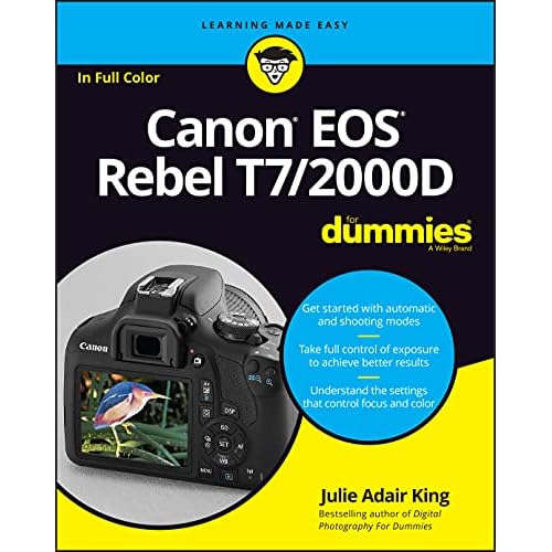 Canon EOS Rebel T72000D For Dummies For Dummies ComputerTech Paperback Illustrated, August 21, 2018