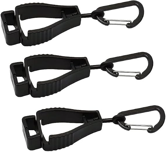 3pcs Glove Grabber Clip Holder Work Safety Glove Keeper Labor Worker Glasses Helmets Hanger Clamp Catcher Belt Holder