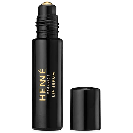 Henne Organics Lip Serum - Natural Antioxidant Oil Treatment for Smooth and Firm Lips