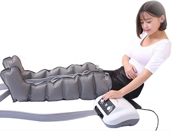 Electric Air Compression presoterapia Foot Massager Waist Leg Arm air pressure massager lymphatic massage machines with 6 Air Cushions Lymphatic Drainage Massager