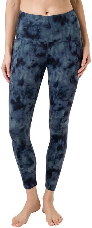 Tuff Athletics Women's Active Yoga Tight Floral Printed High Rise Leggings