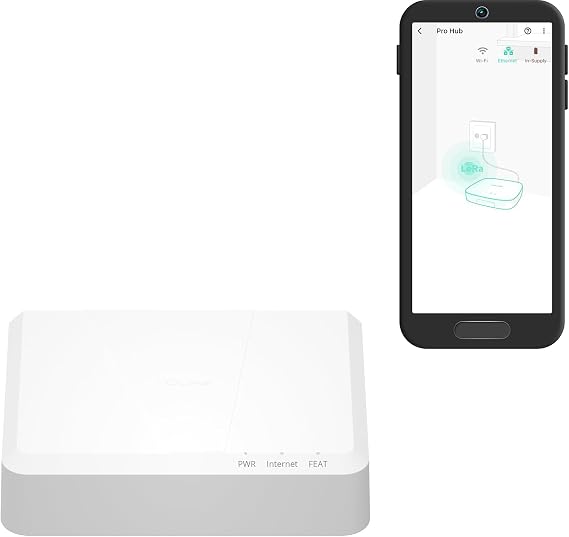 X3 Hub Smart Home Gateway: 1/4 Mile Super Long Range LoRa Enabled Smart Home Automation Bridge Home Security Monitoring System - Central Controller for YoLink Smart Home Devices - White