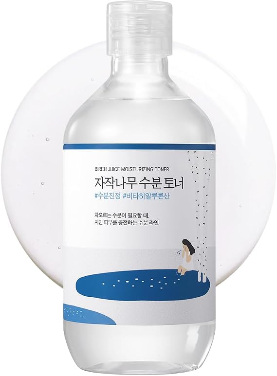ROUND LAB Birch Juice Moisturizing Toner (Unscented) | Vita Hyaluronic Acid, Alcohol-Free, Fragrance & Essential Oil-Free Hydrating Toner (10.1fl.oz)