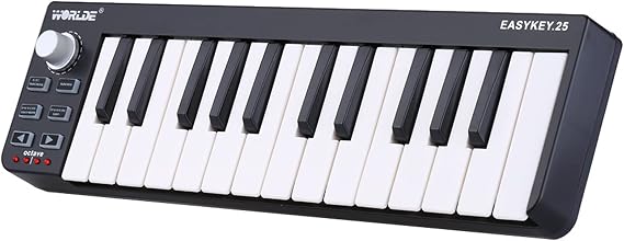 Easykey.25 Portable Keyboard Mini 25 Keys USB MIDI Controller