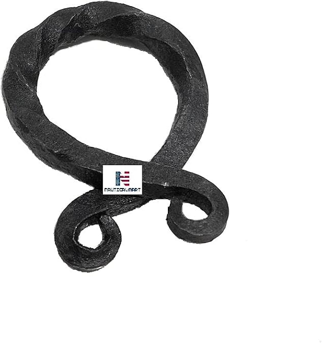 Nautical-Mart Viking Troll Cross Pendant - Hand-Forged Iron