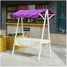 Commercial Flower Cart for Sale, High Load-Bearing Capacity Lightweight Farmers Market Stalls, Concession Cart for Street(Purple,190x80 cm/6.2x2.6 ft)