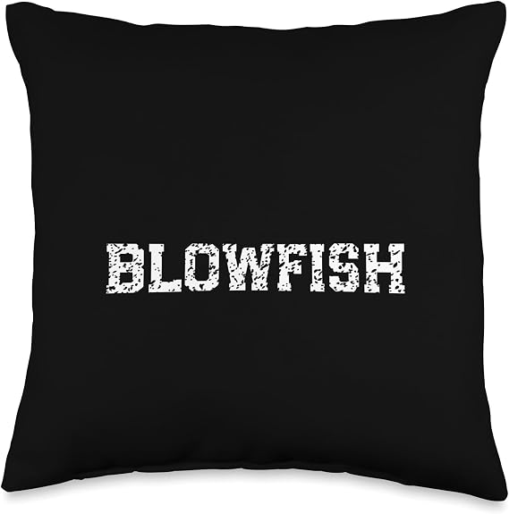 Blowfish Throw Pillow