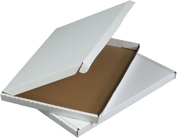 Triplast C4 Maximum Size 332 x 245 x 20 mm White PIP Cardboard Large Letter Postal Box for Royal Mail (Pack of 10)