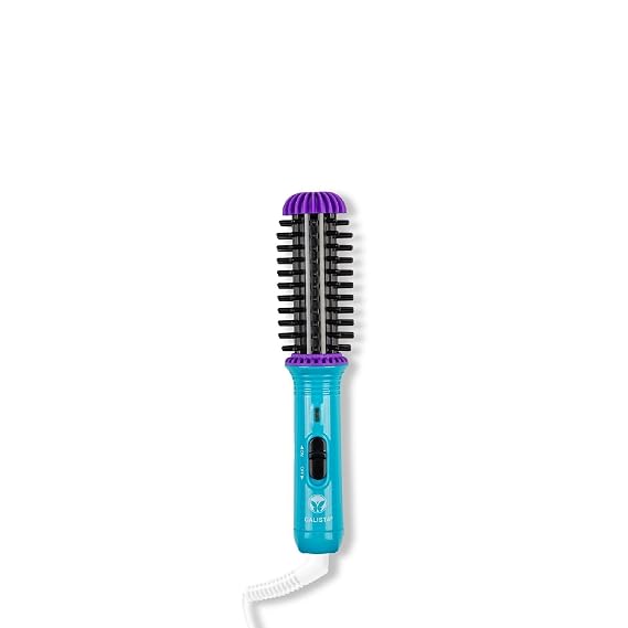 CALISTA GoGo Mini Heated Round Brush, Corded On-the-Go Styling, Berry Burst