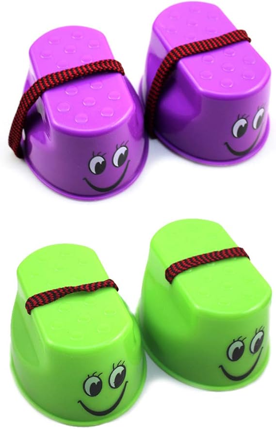 Kids Bucket Stilts, Plastic Walking Toy Stilts
