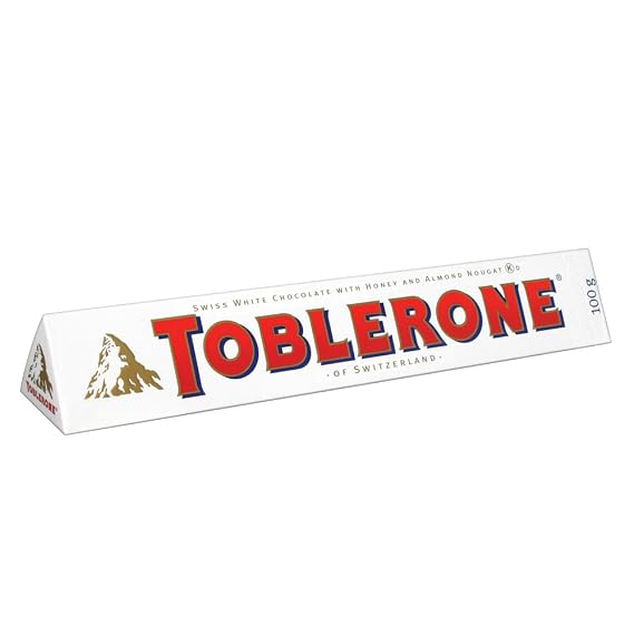 Toblerone White Chocolate, 100g (3.52 oz.)