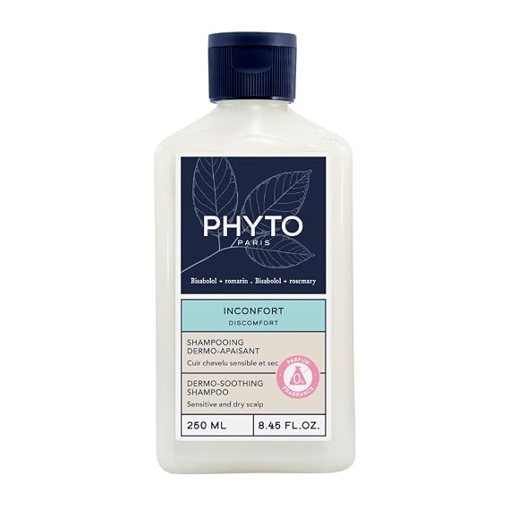 PHYTO Scalp Solutions Anti-Itch Shampoo - Soothing Relief for Sensitive, Irritated & Dry Scalp - Alcohol-Free, Fragrance-Free, Dermatologically Tested - 8.45 fl oz