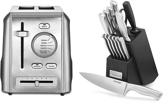 Cuisinart Toaster, Knife Set and Accessories Bundle