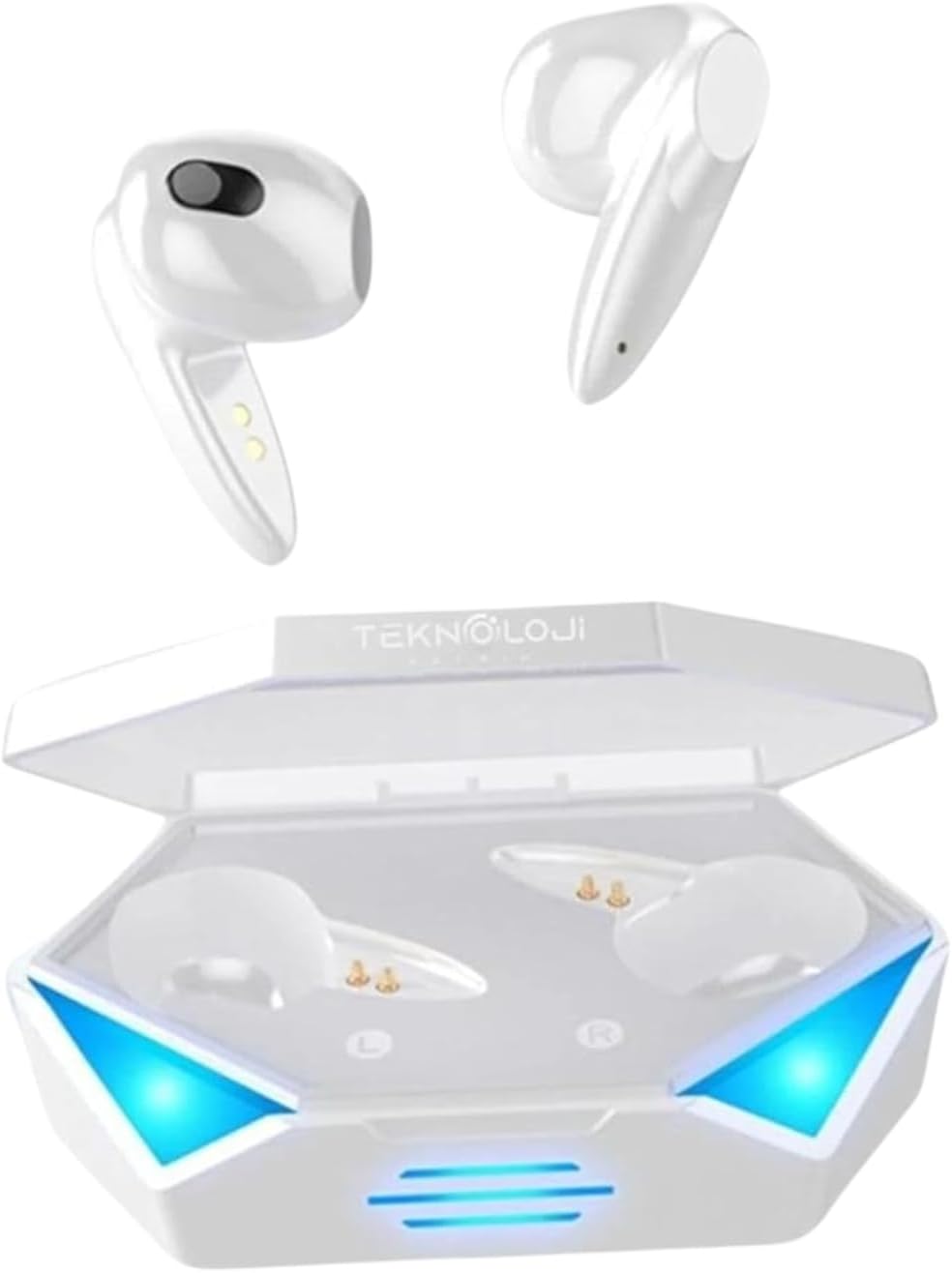 TG G20 Oyuncu Kulaklığı Kablosuz Kulakiçi RGB Işıklı Çift Mikrofonlu 3 Modlu Bluetooth 5.2