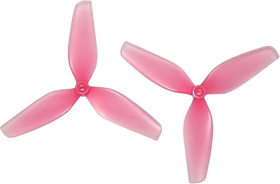 12pcs HQProp 2x1x3 2 Inch 3-Blade 1.5mm Shaft Propeller Set (6X CW / 6X CCW) (Pink)