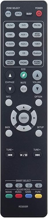 Replacement Remote Control for Marantz SR5007 SR5008 SR6012 SR5013 SR5014 SR6008 A/V Receiver