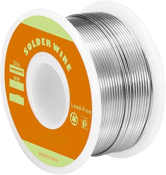 Orret Home 0,8 mm 50 gr Lehim Teli – Elektronik Devre ve Tamir İşleri İçin İnce Lehim Teli, Profesyonel ve Amatör Kullanıma Uygun, Kolay Eriyen Lehim Teli Makarası (0.8mm 50 Gr)
