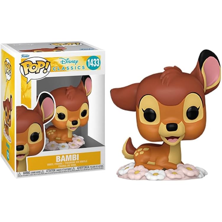 Funko Pop Bambi 80th Anniversary  Protector: Pop! Disney Classics Vinyl Figure Gift Set Bundled with ToyBop Box Protector Collector Case Bambi