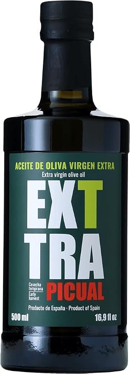 EXTTRA | Award-Winning Spanish Extra Virgin Olive Oil, Early Harvest Picual EVOO, High Polyphenol, Cold Extracted, Robust Flavor, 16.9 fl oz
